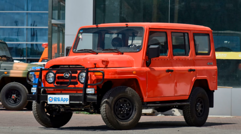 В Китае обновили внедорожник BAW BJ212 – это техническая копия УАЗ-469