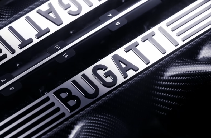 Преемник Bugatti Chiron получит мощный гибридный двигатель