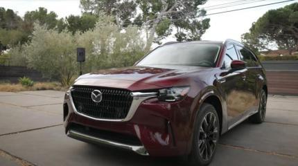 Mazda CX-90 показан целиком