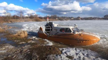 «Неизвестный Туполев» – аэросани-амфибия А-3