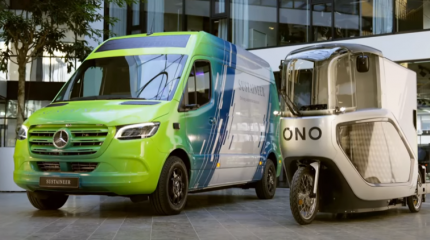 Выпущен Mercedes-Benz eSprinter, работающий в тандеме с велосипедами Ono