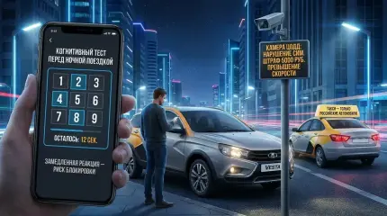 Московский каршеринг обязал водителей проходить когнитивные тесты по ночам