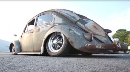 Volkswagen Beetle Rat Rod: «Жук» с патиной снаружи и «тазобедренным имплантом» внутри