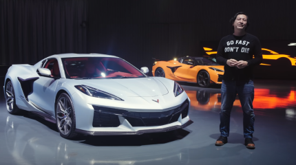 Представлен Chevrolet Corvette Z06 2023 года с мощным атмосферным V8