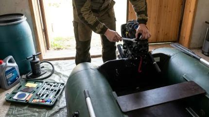Весенняя расконсервация ПВХ‑лодки и подвесного мотора своими руками
