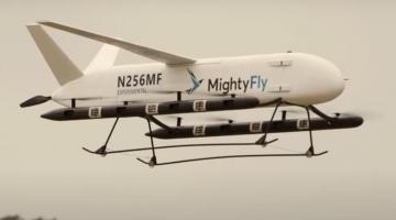 Компания MightyFly объявила о старте второго этапа испытаний гибридного самолета eVTOL MF-100