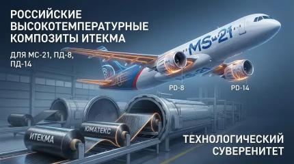 Что скрывается под капотом нового МС-21? Разбираем жаропрочные композиты для российских двигателей