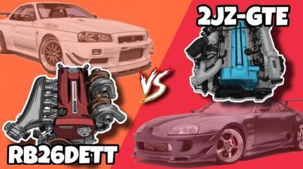 RB26 против 2JZ: какой легендарный японский мотор лучше?