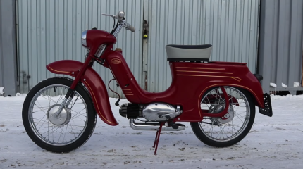 Jawa 50 typ 555 – редкий мопед чешского бренда