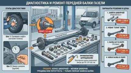 Когда балка на Газели просит денег: ремонтируем или меняем?