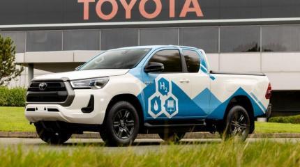 Toyota тестирует водородный Hilux с технологией Mirai и запасом хода 600 км