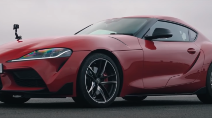 На новый спорткар Toyota GR Supra поставили «механику»