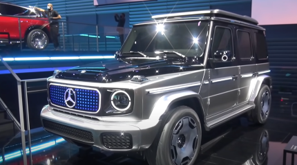 Электрический Mercedes G-Class EV показан на официальном видео