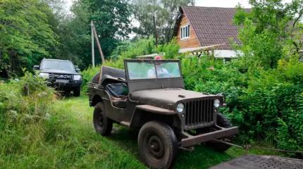 Уникальная находка в старом российском гараже – Jeep Willys 1942 года