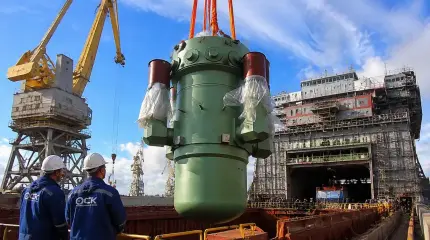 Балтийский завод сообщил об установке двух реакторов на ледокол «Ленинград»