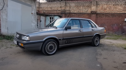 Старая Audi 90, восстановленная в заводское состояние – мечта эстета 90-х