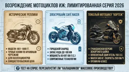 ИЖ вернулся: что «Калашников» готовит байкерам и коллекционерам