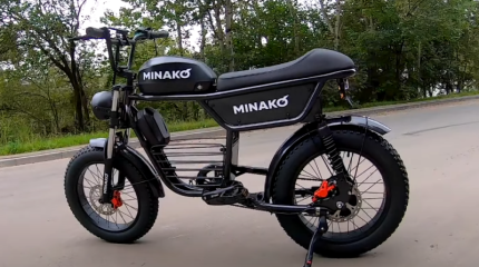 Minako Bike 750W – почти мотоцикл с возможностью гонять по тротуарам