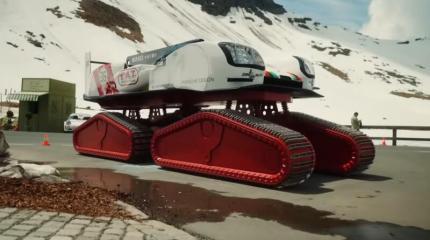 Porsche F.A.T. 919 Snowcat – немцы собрали «спорткар» на гусеничном ходу