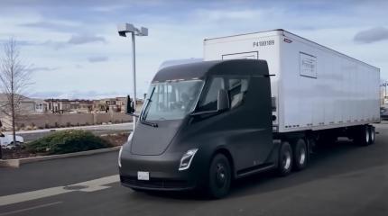 Уже в декабре Pepsi будут доставлять электротраками TESLA Semi