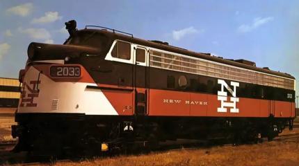 EMD FL9 – двухмоторный тепловоз для New Haven Railway Company EMD FL9 – двухмоторный тепловоз для New Haven Railway Company