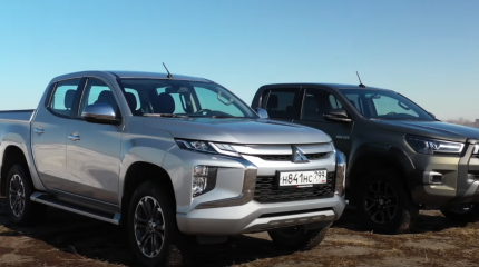 Mitsubishi L200 V или Toyota Hilux VIII – какой пикап лучше?