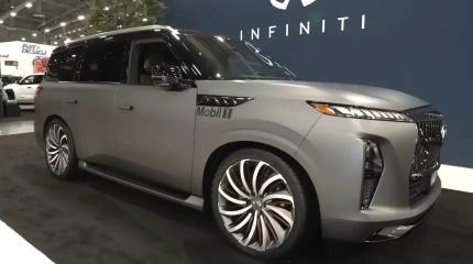 Эксклюзивная Infiniti QX80 Autograph Lounge с оригинальным багажником