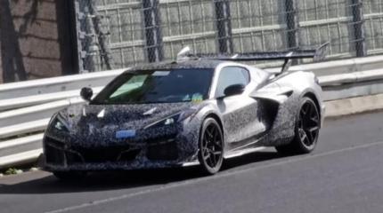 Corvette ZR1 2025 года тестируют на треке в Нюрбургринге