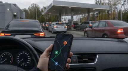 Как планировать поездки при очередях и лимитах на российских АЗС