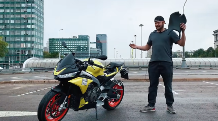 Aprilia Tuono 660: «В наше время такой техники не было!»