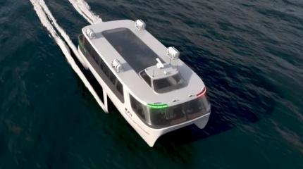 Damen спустила на воду свой первый электрокатамаран Damen спустила на воду свой первый электрокатамаран