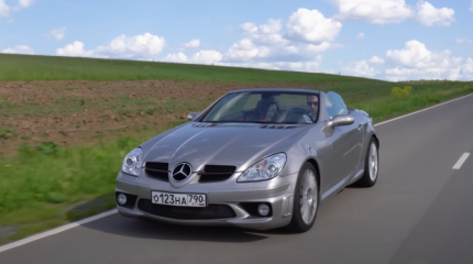 Mercedes-Benz SLK 55 AMG – компактный спорткар с V8 под капотом