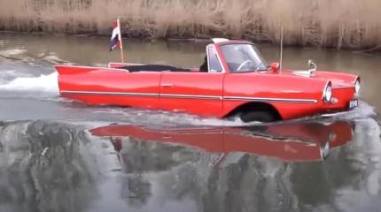 Единственный в мире серийный автомобиль-амфибия – Amphicar 770