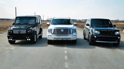 Tank 500, RR Sport и Mercedes G500 – кто кого на зимней трассе? Tank 500, RR Sport и Mercedes G500 – кто кого на зимней трассе?