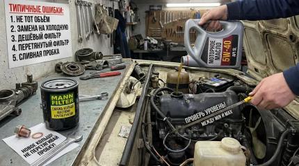 Как не угробить мотор за одну замену масла: 10 главных ошибок