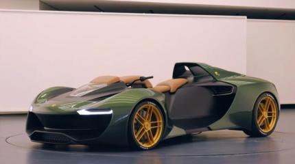 Engler V12 – новый автомобиль с мотоциклетным управлением