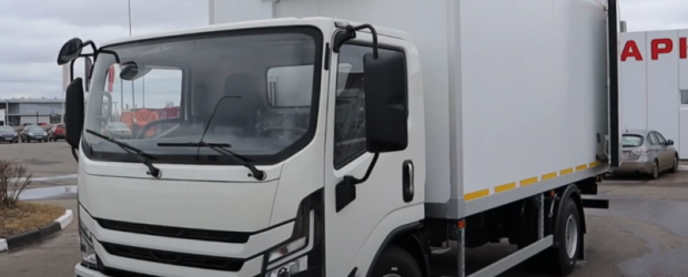 Rus yapımı yeni bir elektrikli kamyon yollarda görüldü