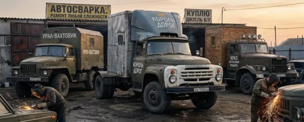 КрАЗ с кабиной из дерева и спальником из восьми «копеек»: как выживали «короли дорог» 90-х