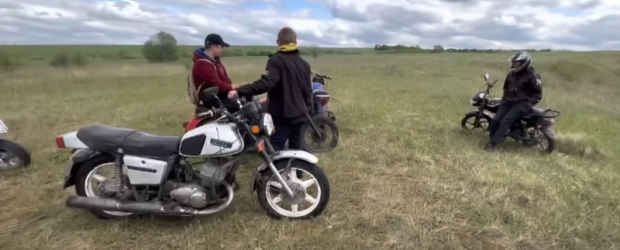 Soviet motorcycles against Chinese ones – “cramps” conquer the slopes