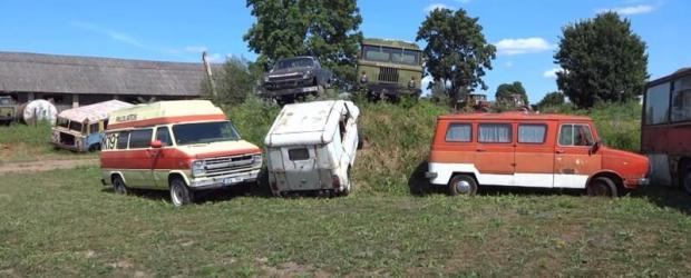 Abandoned Soviet and foreign equipment is waiting for retro lovers