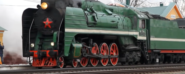 The strength and power of Soviet steam locomotives - this must be seen and heard