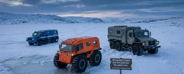 Шерп, Бурлак и Архант: чем российские вездеходы покоряют Арктику