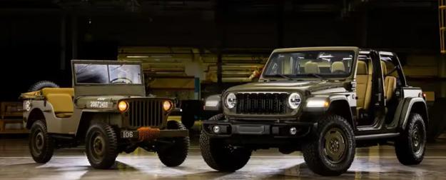 Специальное издание превращает Jeep Wrangler в Willys 40-х годов