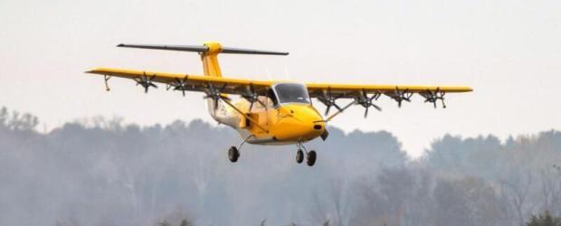 Hybrid-electric aircraft eSTOL Goldfinch makes its first flight