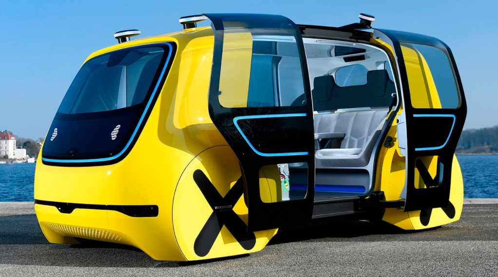 Volkswagen Group запатентовал новую версию автономного шатла Sedric