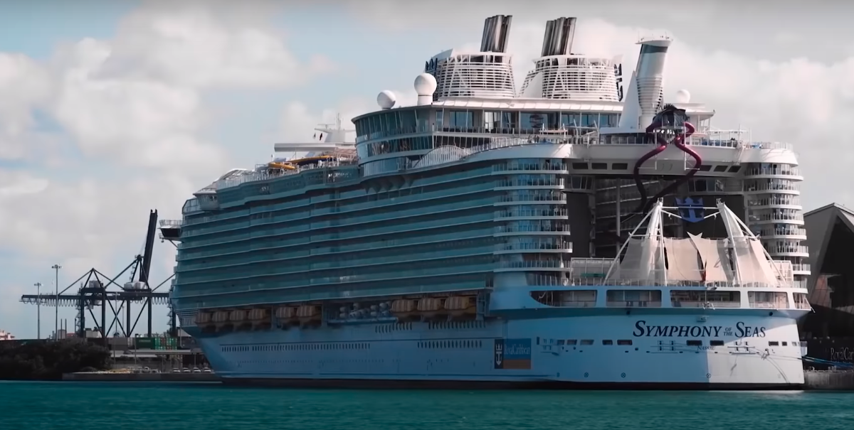 «Симфония морей» – самый большой круизный лайнер в мире