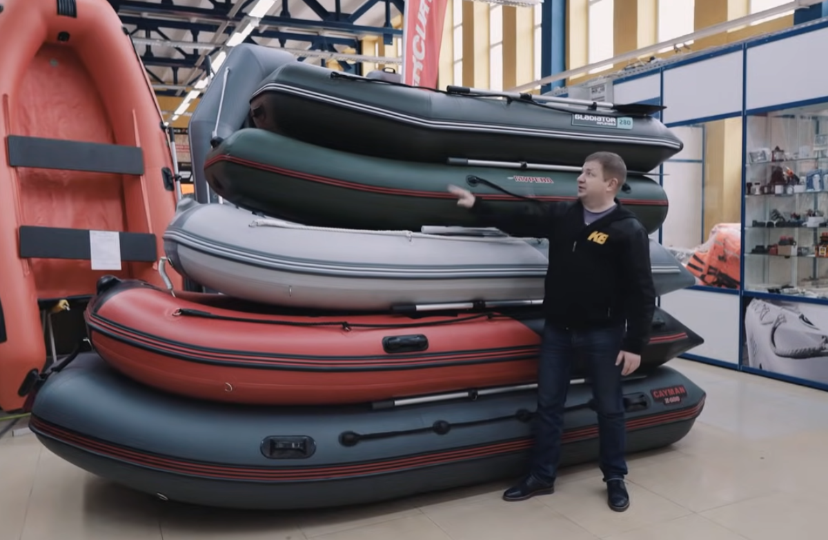 PVC boats - which size is better to choose in each case