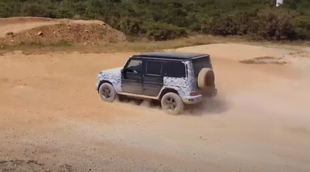 Электрический Mercedes G-Class EV показан на официальном видео