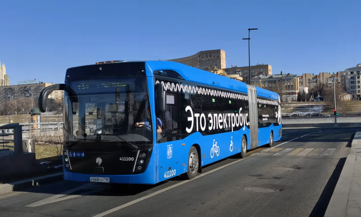 KAMAZ, Moskova'ya yeni elektrikli otobüsler tedarik etmeye başladı