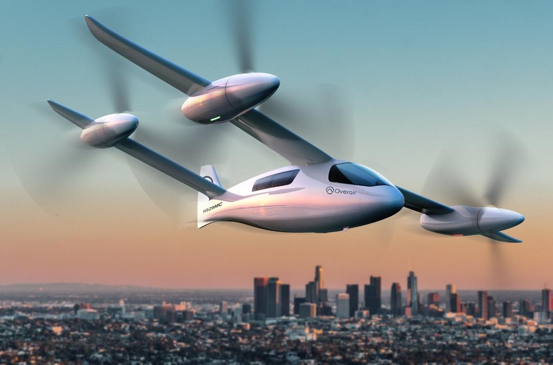 Полномасштабный прототип Butterly eVTOL Overair построят в 2023 году